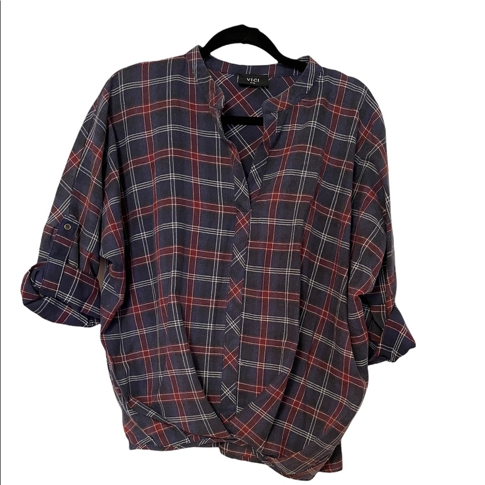 🍁3 for $30!!! Plaid Top